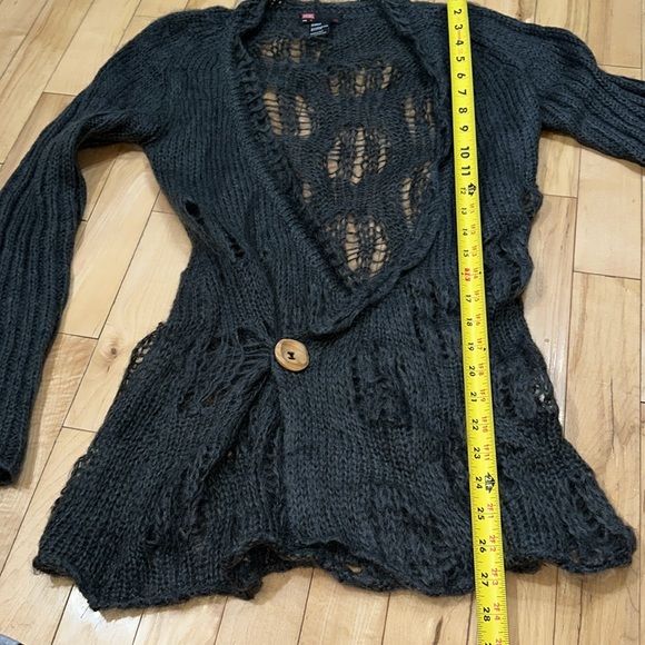 Diesel Open Knit Faux Wrap Sweater - Picture 5 of 8